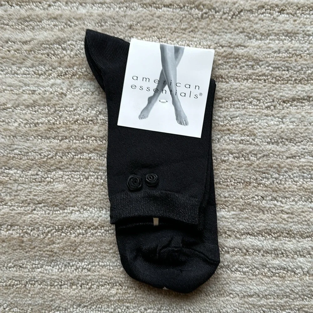 3 Pairs of NWT American Essentials Socks Black Dress Casual From Macy’s